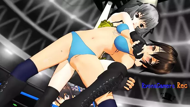 Ultimate fighting girl hentai, mmd wrestling, boko877